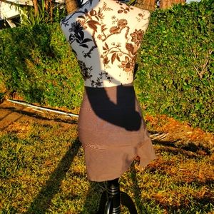 BCBGmaxazria grey mini skirt. Heavy, good quality.